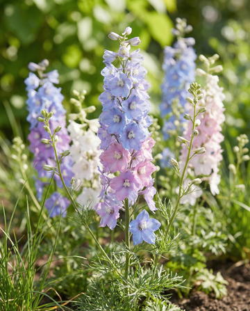 Speronella Imperial Mix (Delphinium consolida) – semi biologici di fiori annuali da SeedsChoice