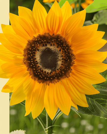 Dwarf Sunflower Sunspot seeds (Helianthus annuus) – organic annual flower