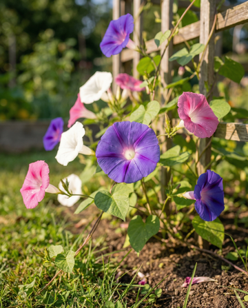 Mixed Pack (Ipomoea purpurea) – semi biologici di fiori annuali da SeedsChoice