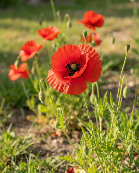 Papavero (Papaver rhoeas) – semi biologici di fiore annuale da SeedsChoice