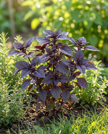 Semi di basilico Rosie (Ocimum basilicum) – erba annuale biologica da SeedsChoice