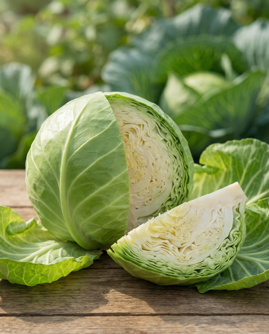 Cavolo cappuccio bianco Drago F1 (Brassica oleracea) – semi di verdura annuale biologica da SeedsChoice