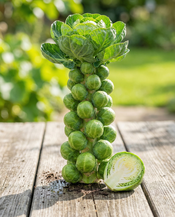 Cavolini di Bruxelles Doric F1 (Brassica oleracea) – semi biologici biennali da SeedsChoice