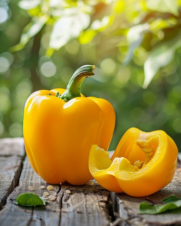 Sweet Pepper Yellow California Wonder seeds (Capsicum annuum) – organic annual vegetable