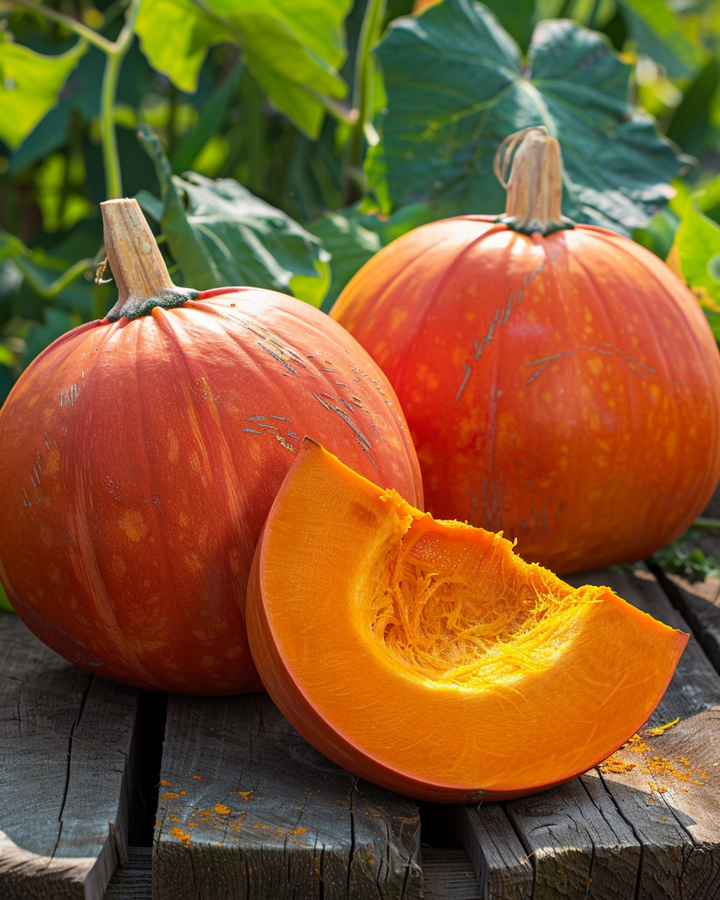 Semi di zucca Rouge Vif D'etampes (Cucurbita maxima) – ortaggio annuale biologico