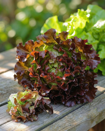 Lattuga da foglia Red Salad Bowl (Lactuca sativa) – semi di ortaggi annuali biologici da SeedsChoice
