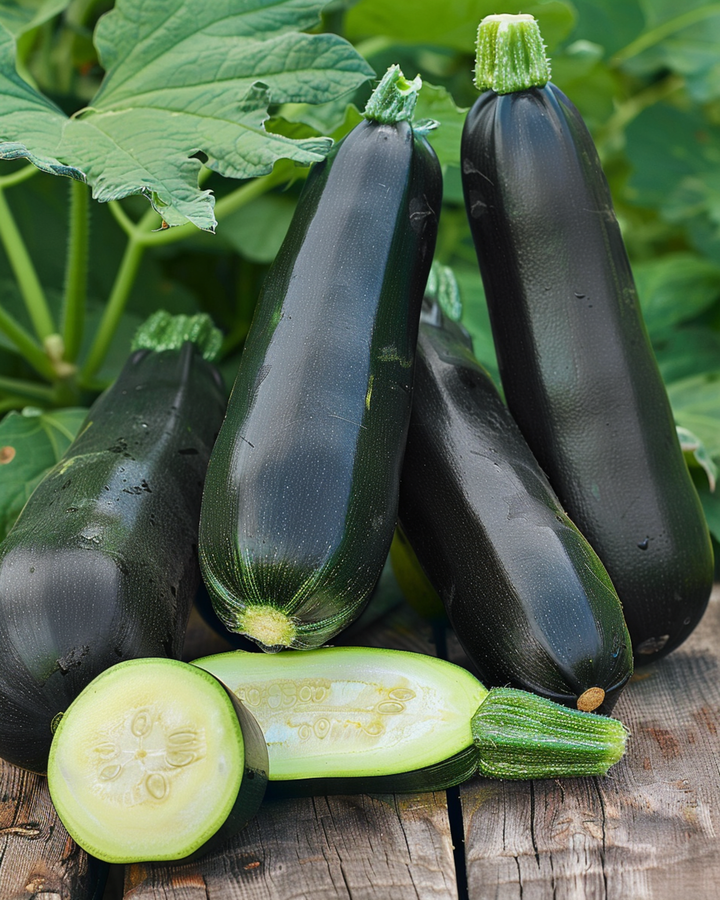Black Beauty Zucchini seeds (Cucurbita pepo) – organic annual