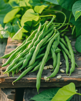 Bush French Bean Compass Seeds Organic Phaseolus Vulgaris Annual