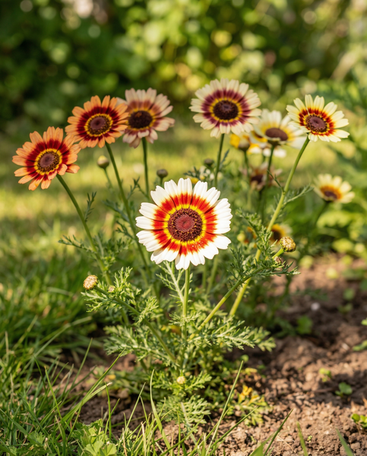 Mixed (Chrysanthemum carinatum) – semi di fiore annuale da SeedsChoice