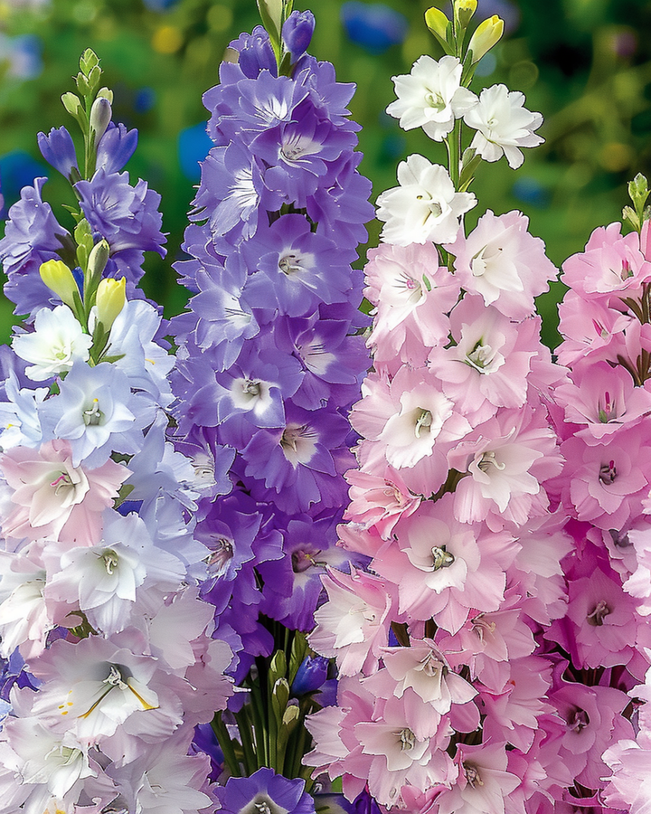 Semi di speronella Mixed Dwarf (Delphinium ajacis) – miscuglio annuale