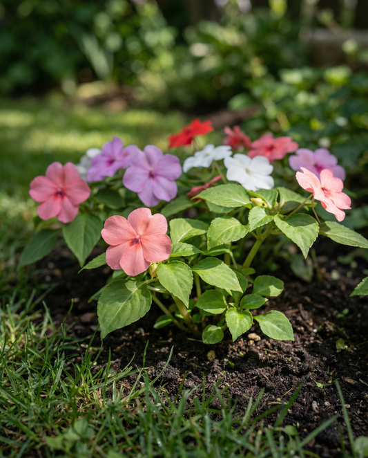 Impatiens Baby Mixed (Impatiens walleriana) – semi di fiori annuali da SeedsChoice