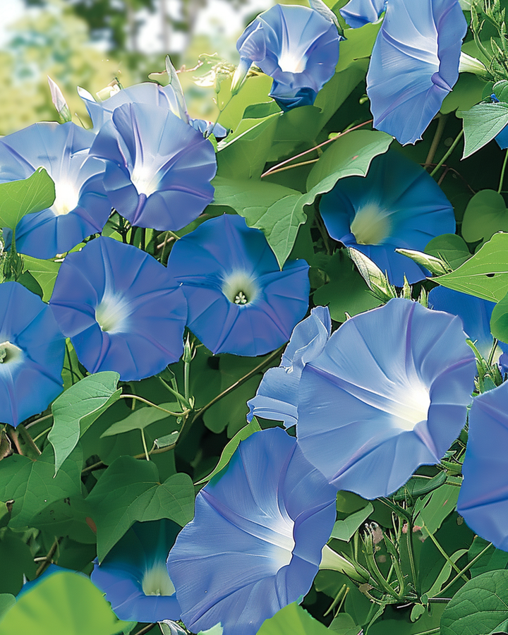 Climbing Clarks Blue seeds (Ipomoea tricolor) – annual climber