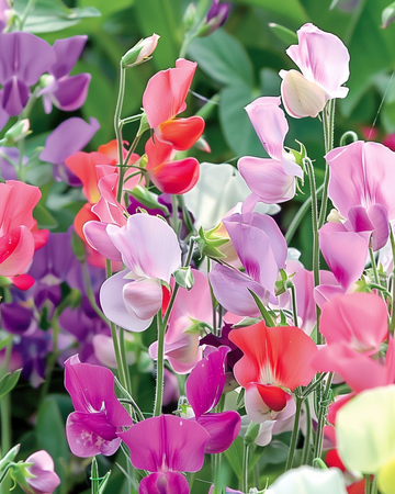 Semi di pisello odoroso Royal Family Mixed (Lathyrus odoratus) – fiore annuale
