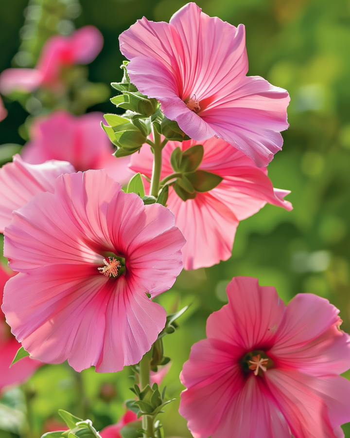 Semi di Malva Pink Red Mix (Lavatera trimestris) – fiore annuale