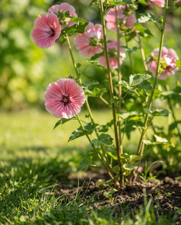 Colori misti Grandiflora (Malope trifida) – semi di miscuglio annuale da SeedsChoice