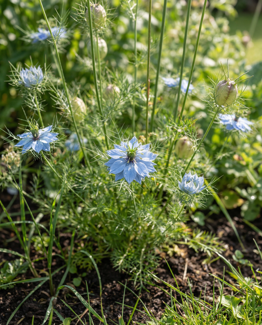 Love In The Mist Miss Jekyll Blue (Nigella damascena) – semi di fiore annuale da SeedsChoice