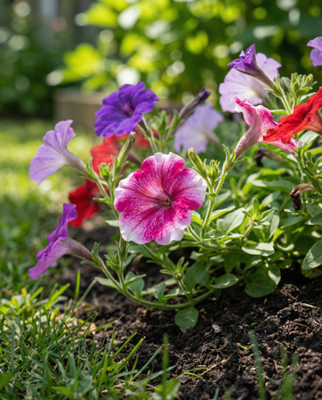 Colori misti (Petunia pendula) – semi di miscuglio annuale da SeedsChoice