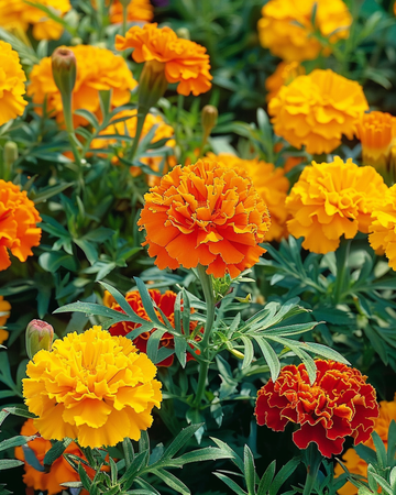 Semi di tagete francese Bonita (Tagetes patula) – fiore annuale