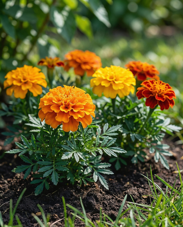 Tagete francese Bonita (Tagetes patula) – semi di fiore annuale da SeedsChoice
