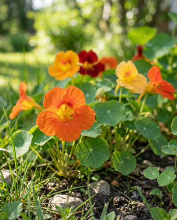 Nasturzio Tom Thumb (Tropaeolum majus) – semi di miscuglio annuale da SeedsChoice
