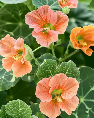 Semi di nasturzio Alaska Salmon (Tropaeolum majus) – annuale