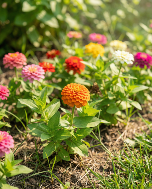 Lilliput Mixed (Zinnia elegans) – semi di miscuglio annuale da SeedsChoice