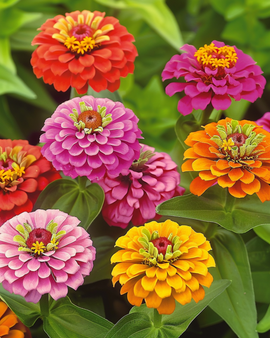 Semi di Zinnia Lilliput Mixed Zinnia Elegans Annuale