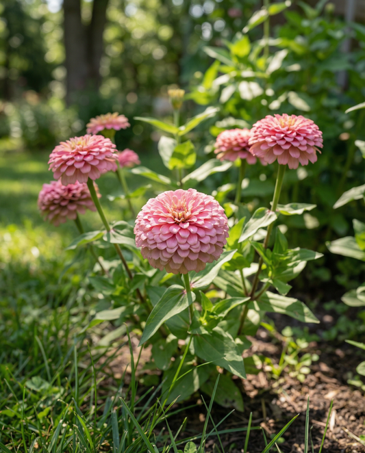 Lilliput Rose Gem (Zinnia elegans) – semi annuali da SeedsChoice