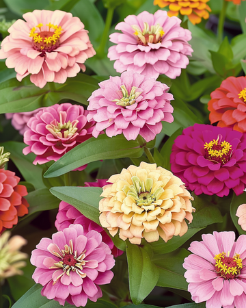 Semi Thumbelina Dwarf Mixed (Zinnia elegans) – miscuglio annuale