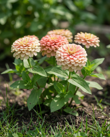 Thumbelina Dwarf Mixed (Zinnia elegans) – semi annuali in miscuglio da SeedsChoice