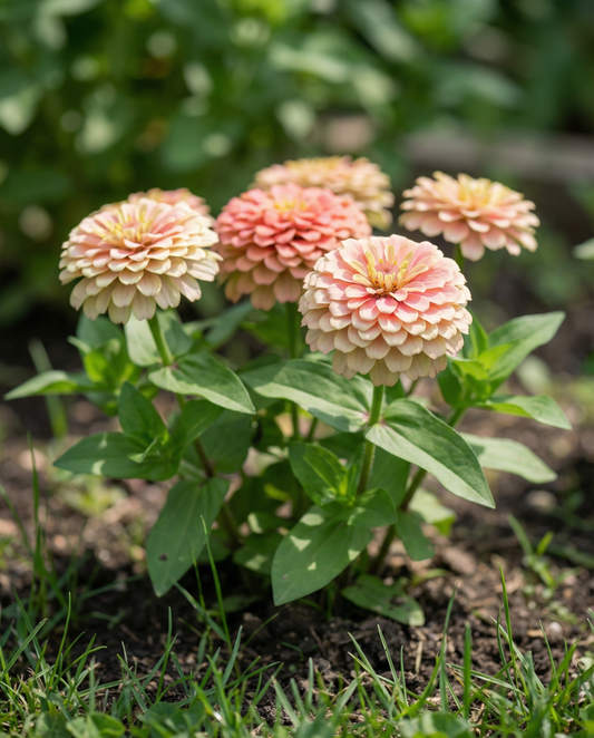 Thumbelina Dwarf Mixed (Zinnia elegans) – semi annuali in miscuglio da SeedsChoice