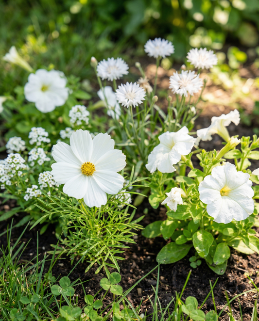 White Summer Mix Blend – semi di fiore annuale da SeedsChoice