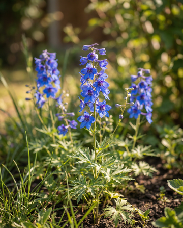 Semi Larkspur Dasante Blue (Delphinium belladonna) – biennale