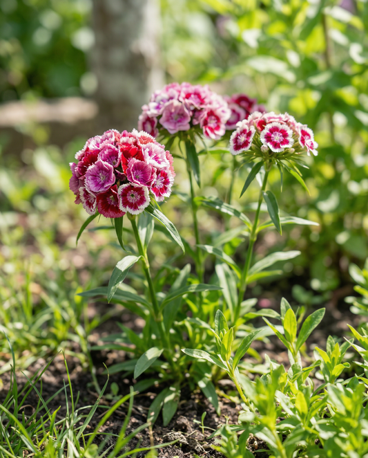 Semi di garofano dei poeti Mixed Double Flowering (Dianthus barbatus) – fiore biennale da SeedsChoice