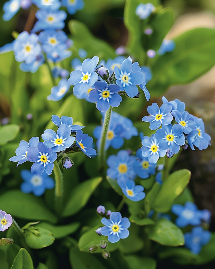 Forget Me Not Blue seeds (Myosotis alpestris) – biennial flower
