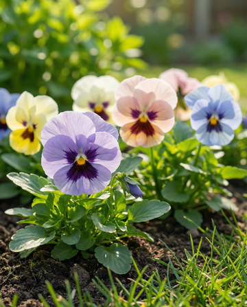 Viola del pensiero Trimardeau Mix (Viola wittrockiana) – semi di fiori biennali da SeedsChoice
