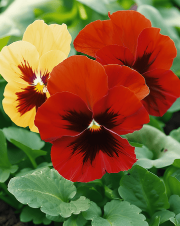 Pansy Red Wing seeds (Viola wittrockiana) – biennial flower