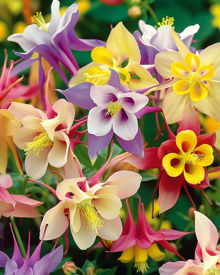 Semi Columbine Mrs Scott Elliott (Aquilegia vulgaris) – perenne