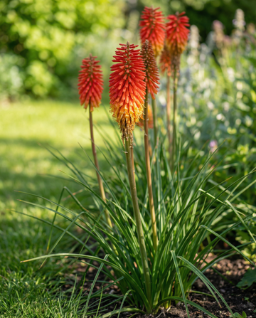 Tritoma Royal Castle Hybrids (Kniphofia uvaria) – semi perenni da SeedsChoice