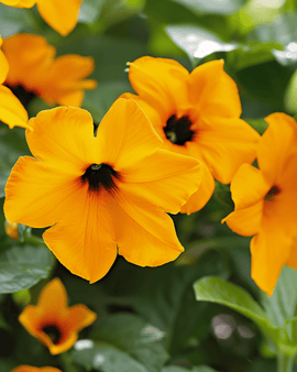 Semi di Black Eyed Susan Thunbergia alata rampicante annuale
