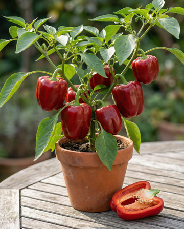 Semi di peperone dolce Redskin F1 (Capsicum annuum) – semi di ortaggio annuale di SeedsChoice