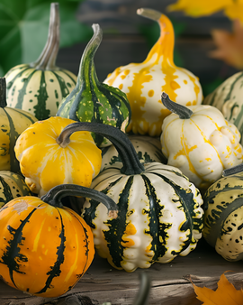 Ornamental Gourd Seeds Cucurbita Pepo Annual Mix