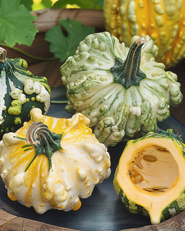 Semi di zucca ornamentale Crown Of Thorns Cucurbita pepo annuale