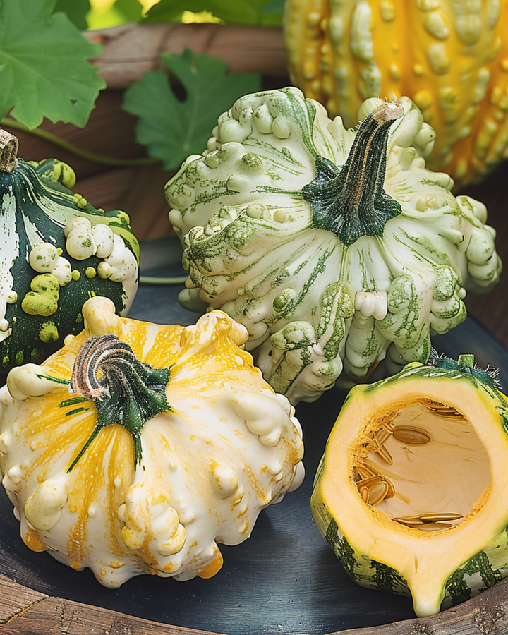 Semi di zucca ornamentale Crown Of Thorns (Cucurbita pepo) – annuale