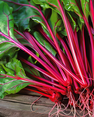Semi di bietola da coste Red Micro Leaf (Beta vulgaris) – verdura annuale