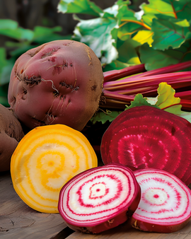 Beetroot Seeds Beta Vulgaris Mixed Colours Annual Mixture Round Roots