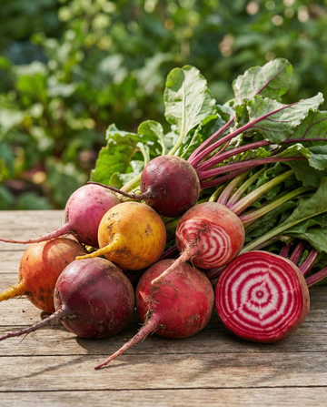 Barbabietola Mixed Colours Mixture Round Roots (Beta vulgaris) – semi di ortaggio annuale da SeedsChoice