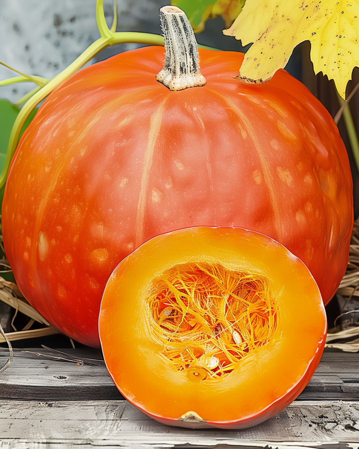 Semi di zucca Rouge Vif Detampes (Cucurbita maxima) – ortaggio annuale