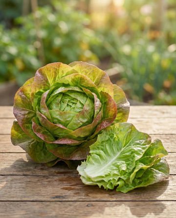 Lattuga Merveille Des Quatre Saisons (Lactuca sativa) – semi di ortaggi annuali da SeedsChoice