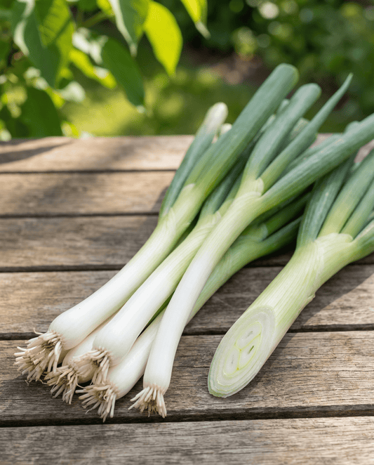 Spring Onion Ishikura (Allium fistulosum) – annual vegetable seeds from SeedsChoice